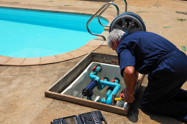 vazamento em piscina de fibra