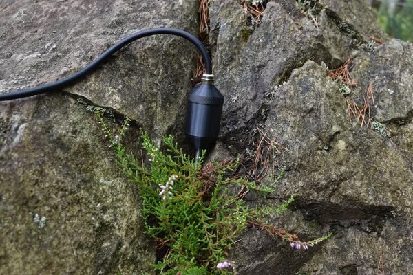 geofone instalado para identificar vazamento de água