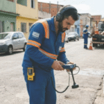 como funciona o caça vazamento